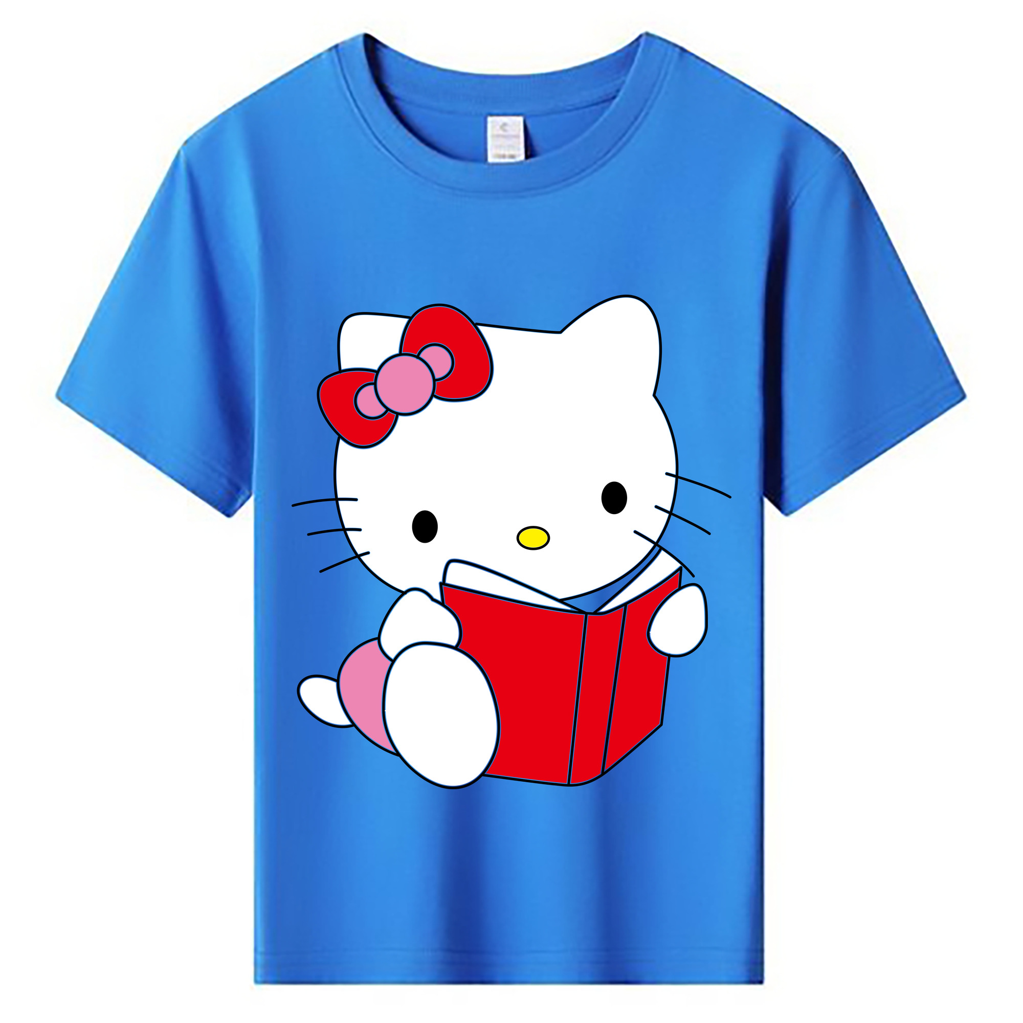 （画像用） Hello Kitty ハローキティ 綿100％キッズTシャツ（フロントプリント）